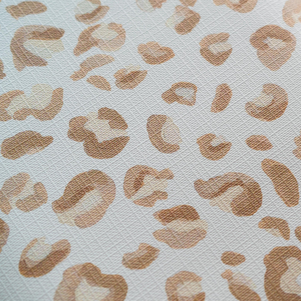 Mabel & Fox -  Basket Changing Mat - Beige Leopard - Mabel & Fox