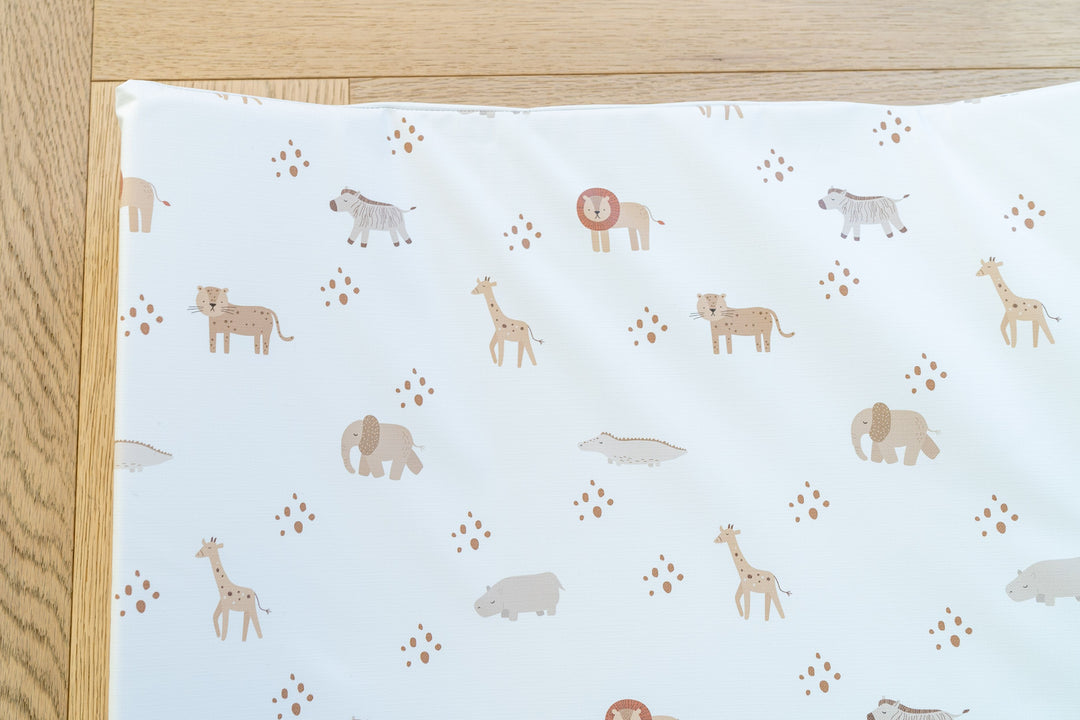 Mabel & Fox - Wedge Baby Changing Mat - Boho Safari - Mabel & Fox