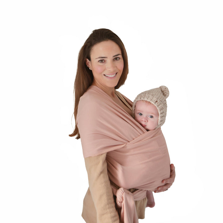 Mushie - Baby Wrap - Blush - Mabel & Fox