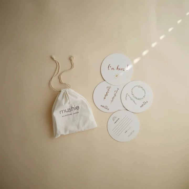 Mushie - Milestone Cards - Mabel & Fox