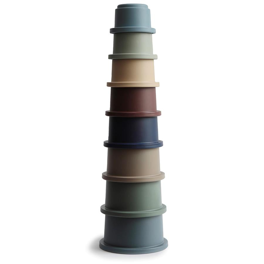 Mushie - Stacking Cup - Forest - Mabel & Fox