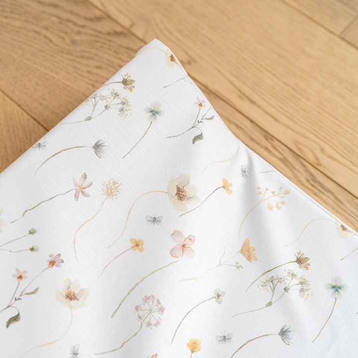 Mabel & Fox - Wedge Baby Changing Mat - Spring Flowers