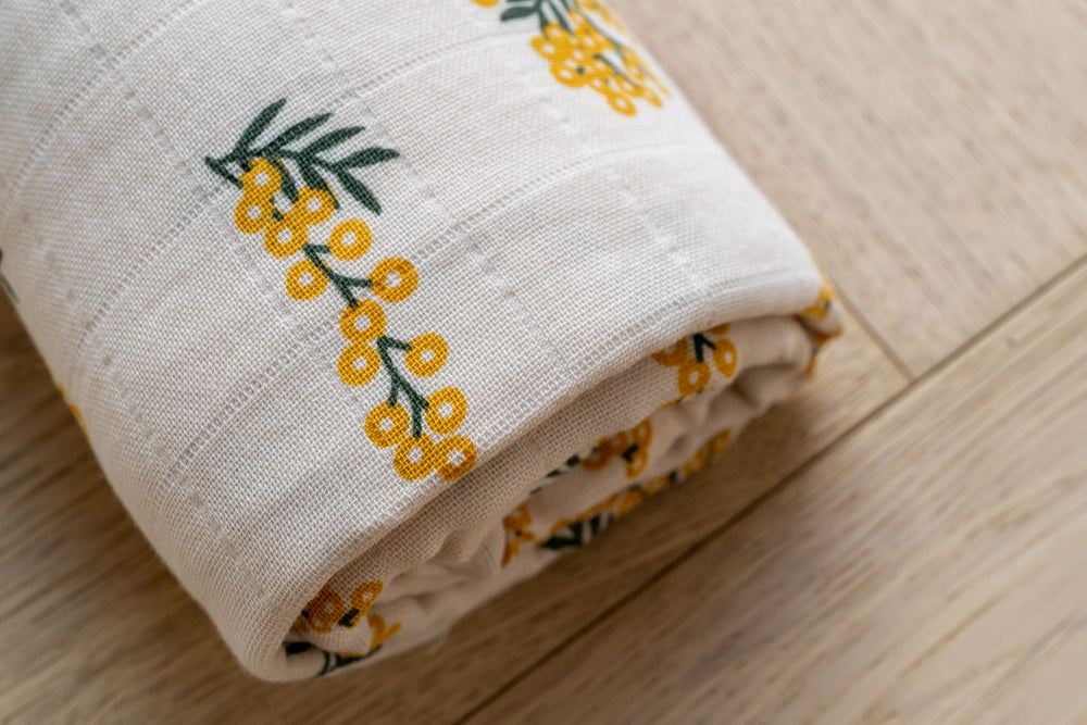 Mabel & Fox - Swaddle Muslin Blanket - Tansy - Mabel & Fox