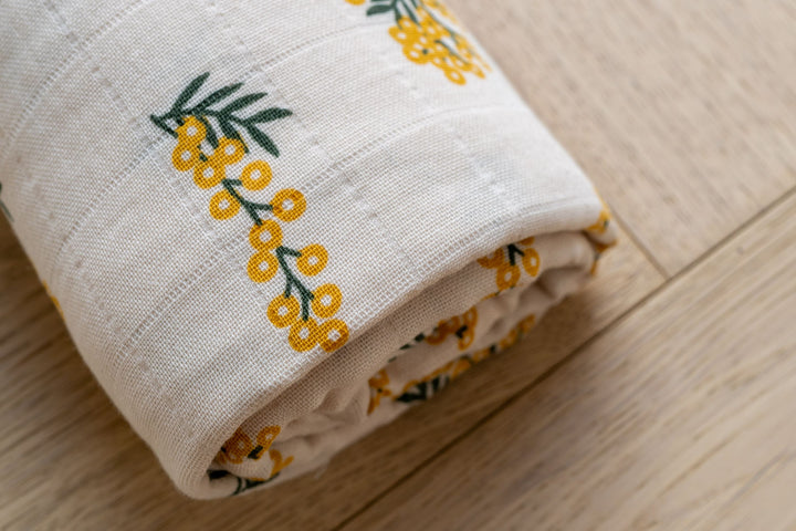 Mabel & Fox - Swaddle Muslin Blanket - Tansy - Mabel & Fox