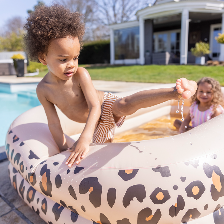 Swim Essentials - Inflatable Swimming Pool - Beige Leopard