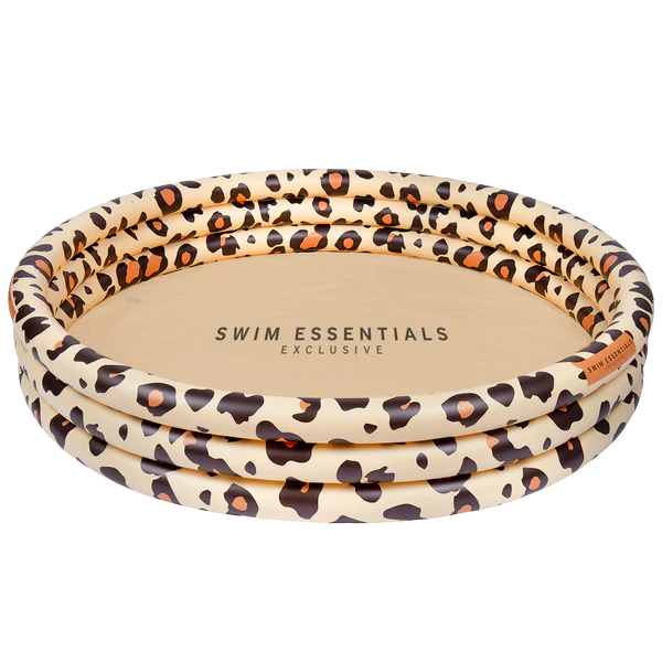 Swim Essentials - Inflatable Swimming Pool - Beige Leopard - 150cm