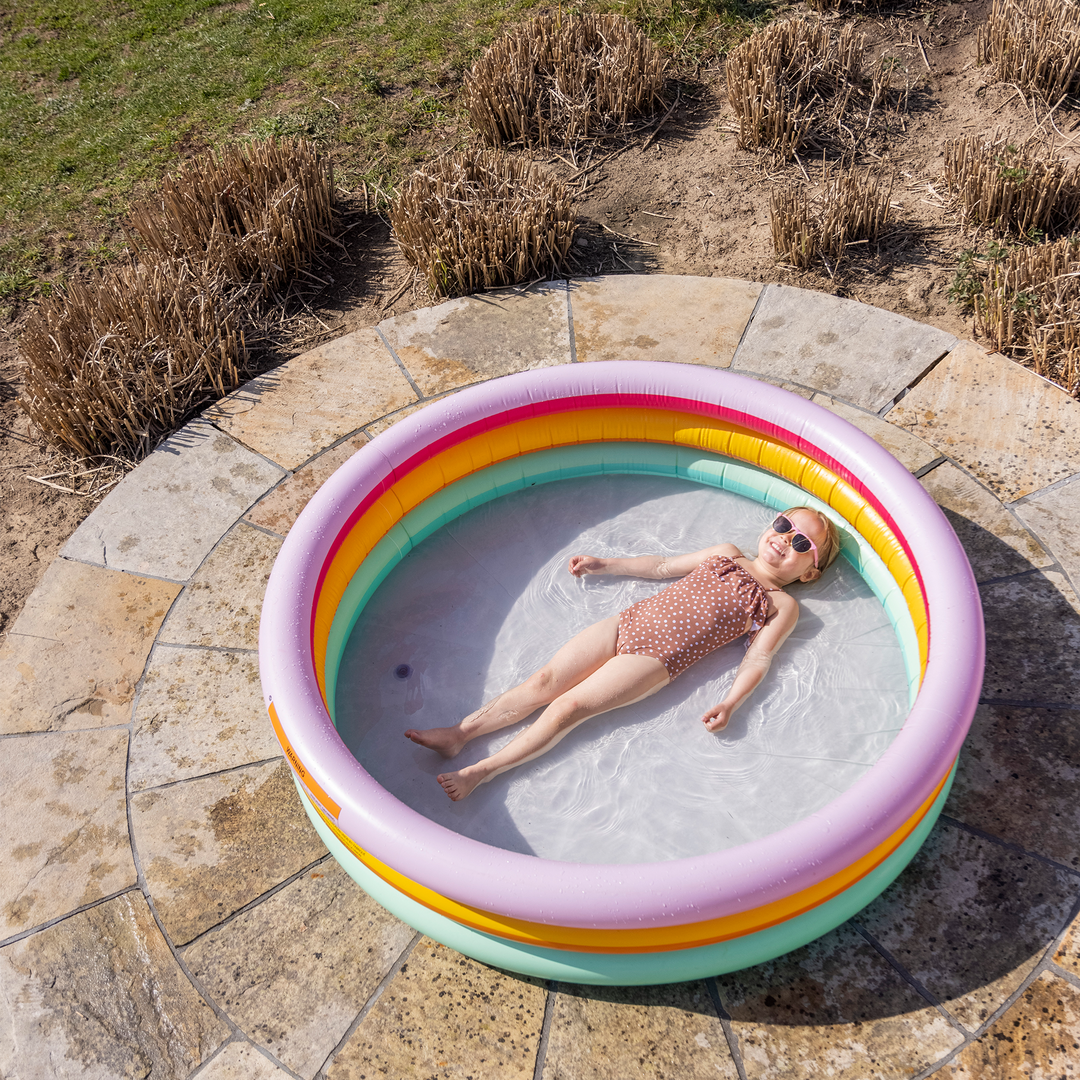 Swim Essentials - Inflatable Swimming Pool - Rainbow - 150 cm
