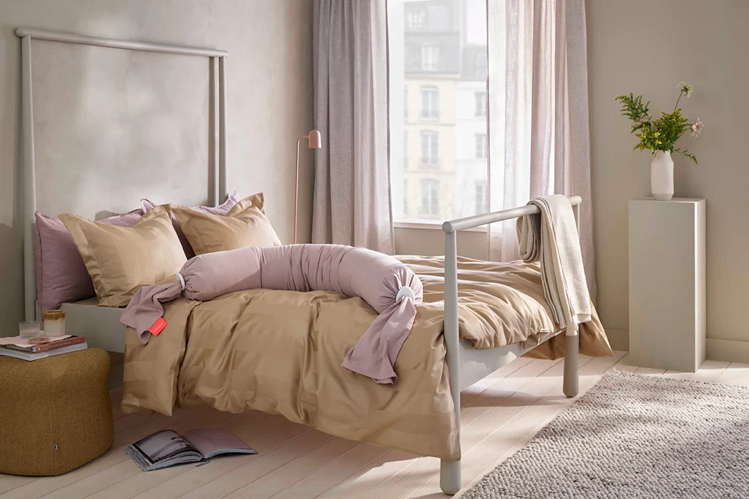 bbhugme Pregnancy Pillow Cover in Dusty Pink Mabel Fox