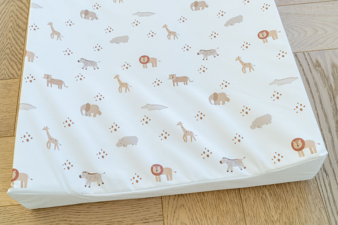Mabel & Fox - Wedge Baby Changing Mat - Boho Safari - Mabel & Fox