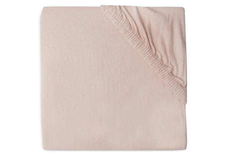 Jollein -  Jersey Fitted Sheet 70x140cm - Pale Pink - Mabel & Fox