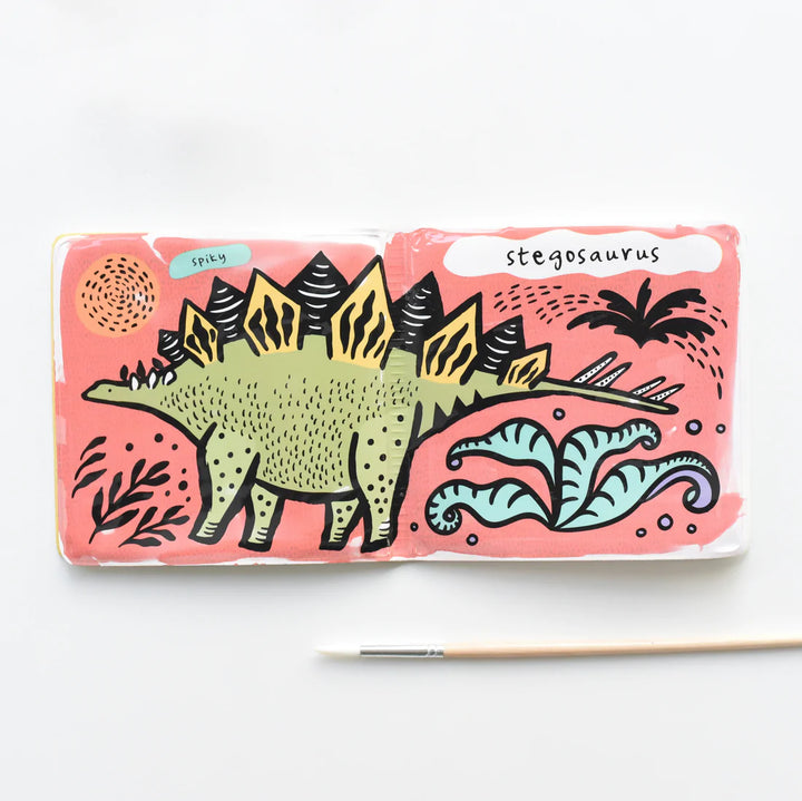 Wee Gallery - Bath Book - Dinosaur - Mabel & Fox