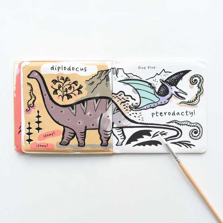 Wee Gallery - Bath Book - Dinosaur - Mabel & Fox