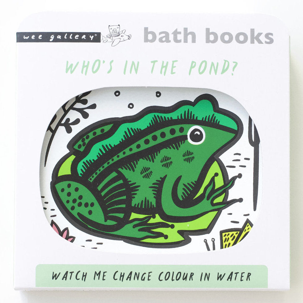 Wee Gallery - Bath Book - Who's in the Pond? - Mabel & Fox