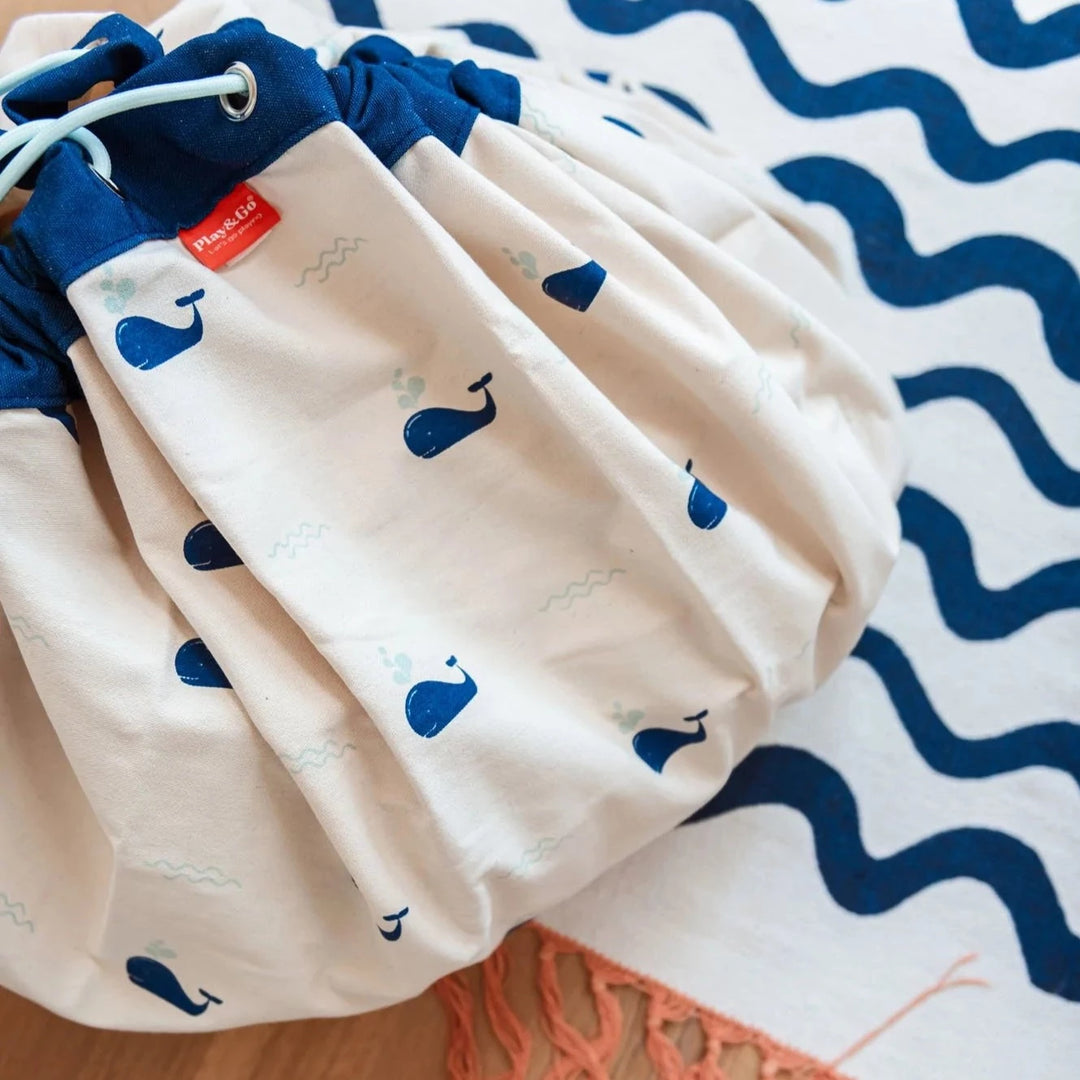 Play & Go - Toy Storage Bag - Whale - Mabel & Fox